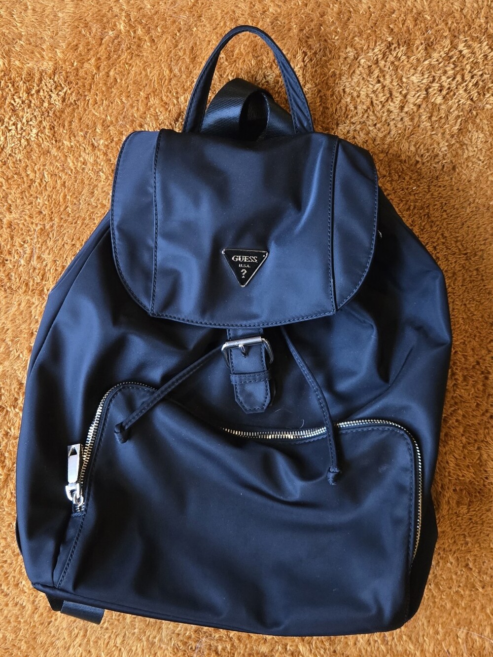 Guess Black Nylon Backpack